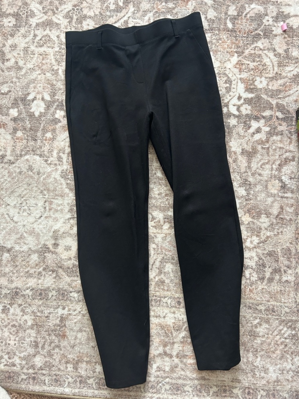 Quince ponte straight pants